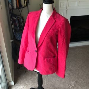 Dark pink Madewell blazer